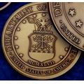Air Force Military Seal Die-Struck Brass Coin